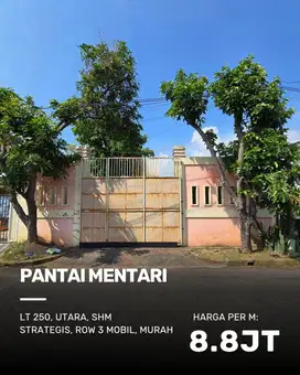 Kavling Pantai Mentari STRATEGIS ROW 3 MOBIL