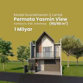 Rumah Solo Scandinavian 2 Lt, SHM Selatan Kampus UIN