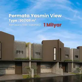 Rumah Modern Minimalis 2 Lantai di Permata Yasmin View, Kartasura, Suk