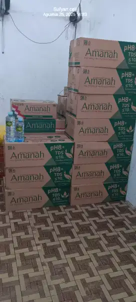 Air amanah pH 8+