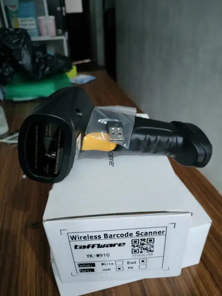 Taffware Barcode Scanner YK W910 wireless USB