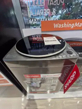 Mesin Cuci Sharp Top Loading 12KG Promo Gratis 2x Cicilan