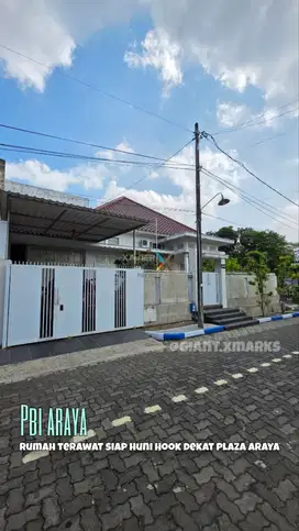 Rumah modern minimalis siap huni di PBI Araya Malang