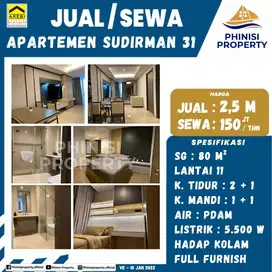 Apartemen 31 Sudirman Makassar Dijual/Sewa - Full Furnished, View Kol