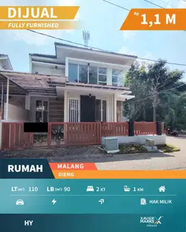 f080 Rumah Posisi Hook dan Luas sudah Full furnish siap huni