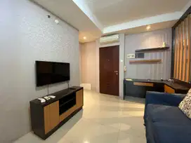 2BR fullfurnish BAGUS ada 3AC view pool Apt.Mediterania garden res 2