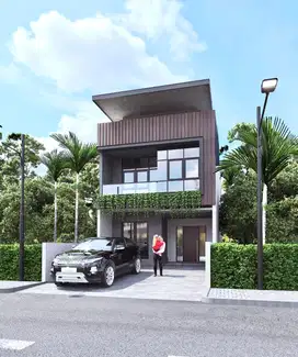 Rumah Jade House Baru Modern Minimalis di Mekarwangi Bandung