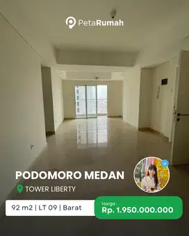 DIJUAL RUGI APARTEMEN PODOMORO TOWER LIBERTY