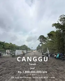 Tanah Canggu Pererenan Pemandangan Sawah Dalam Cluster Villa Bali