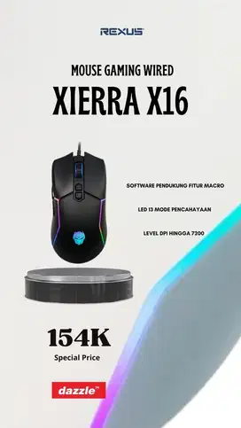 Rexus Mouse Gaming Xierra X16