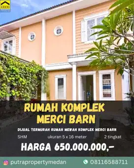 DIJUAL RUMAH MURAH KOMPLEK MERCI BARN