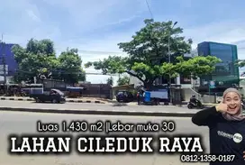 dijual murah kavling pinggir jalan raya ramai di ciledug tangerang