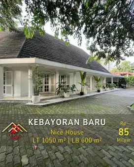 DIJUAL RUMAH TANAH LUAS DI KEBAYORAN BARU JAKARTA SELATAN