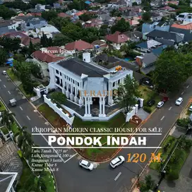 DIJUAL RUMAH PONDOK INDAH BRAND NEW EUROPEAN MODERN CLASSIC