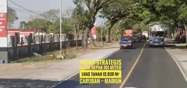 DIJUAL Tanah Sipp LD 101 mtr, NOL Jalan Raya Propinsi, Caruban