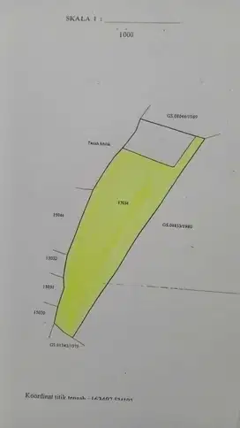 Dijual Tanah Murah di Goa Gong, Badung,Bali Luas 40are