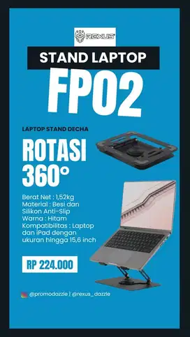 Rexus Laptop Stand Decha FP02