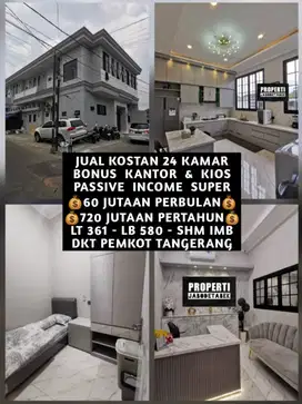 JUAL KOST KOSAN 24 KAMAR DI KOTA TANGERANG DEKAT TANG CITY MALL