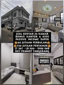JUAL KOST KOSAN 24 KAMAR DI KOTA TANGERANG DEKAT TANG CITY MALL