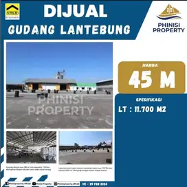 Dijual Gudang 11.700m² di Lantebung – Kapasitas 1500 Ton