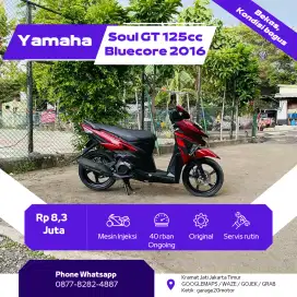 Yamaha Soul GT 125cc Bluecore Fi Tahun 2016 Pajak Off