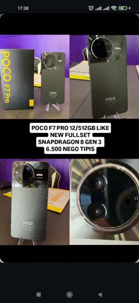 Jual Handphone Poco F7 PRO