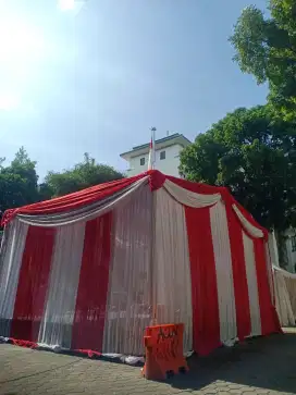 Dibutuhkan tenaga pasang bongkar tenda nikahan