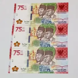 Uang 75 ribu rupiah