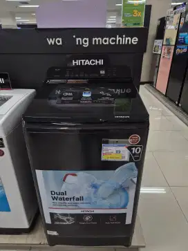 Kredit Mesin Cuci Hitachi 10.5KG Bunga 0%