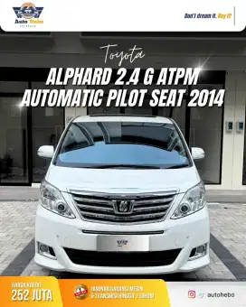Toyota Alphard G Atpm 2014