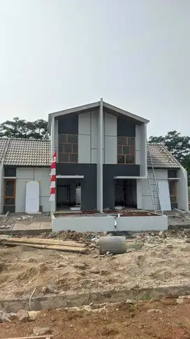 Rumah subsidi model terbaru tampak 2 lantai ini cicilan flat lho tep
