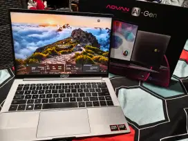 Advan Al Gen - Ryzen 7 8845HS - RAM 16GB LPDDR5 7500MHz - 14100% sRGB
