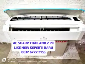 AC SHARP THAILAND 2 PK LIKE NEW BERGARANSI (PEMAKAIAN 2 MINGGU)