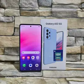 Samsung Galaxy A53 5G 8/128 Blue Fulset segel mulus 98%