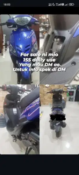 Jual Mio sporty spek harian touring