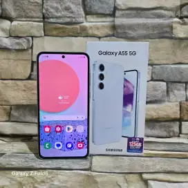 Samsung Galaxy A55 5G 12/256 Ice Blue Fulset segel mulus 98%