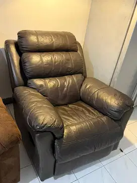 Sofa Recliner Alpalime Italian leather ( Rotary Rocking )