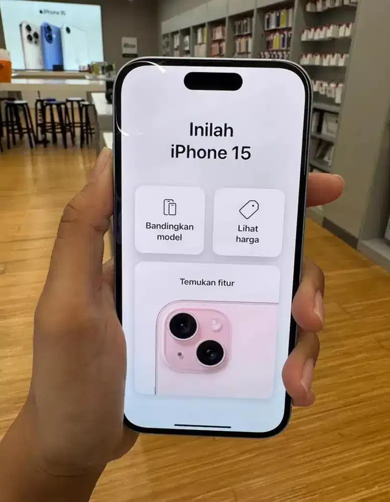 Iphone 15 256gb. New. Resmi ibox. Bisa cicilan tanpa CC. Ibox paragon