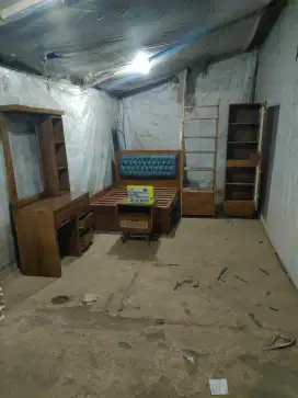 Tempat tidur set kamar minimalis full kayu jati