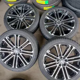 Velg hsr mercy ring 18x8 pcd 5x112 ET 42 ban 225/40 R18 4pcs