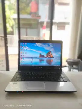 Laptop Acer Aspire E1-471.Core i7,SSD+HDD anti lemot, RAM 8GB, GARANSI