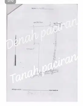 Jual tanah nol jln provinsi paciran lamongan hrg 2,1 juta per meter2