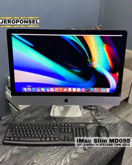 iMac Slim 27inc i5 8/512GB SSD GTX 660M MURAH GARANSI ADA MINUS