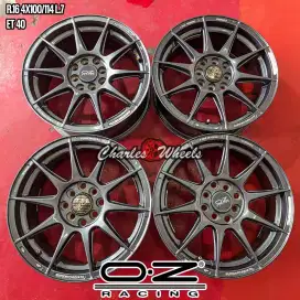 Jual velg oz r16 4x100 4x114,3 brio agya yaris avanza jazz dll