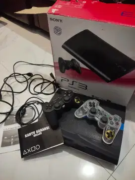 PS 3 superslim 500GB komplit mulusss like a new