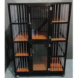 Kandang kucing 2 pintu
