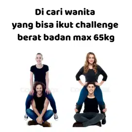 Freelance Khusus wanita challenge video kreatif