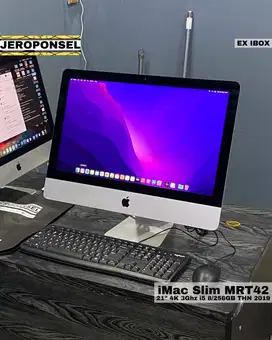 iMac Slim 2019 21” Retina 4K,3Ghz Core i5 8GB/256GB SSD MRT42 Ex iBox