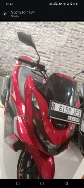 Di jual pcx 160 cbs 2024 warna merah metalik
