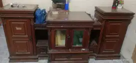 Meja tv kayu jati